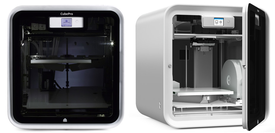 Cube Pro stampante 3D aperta
