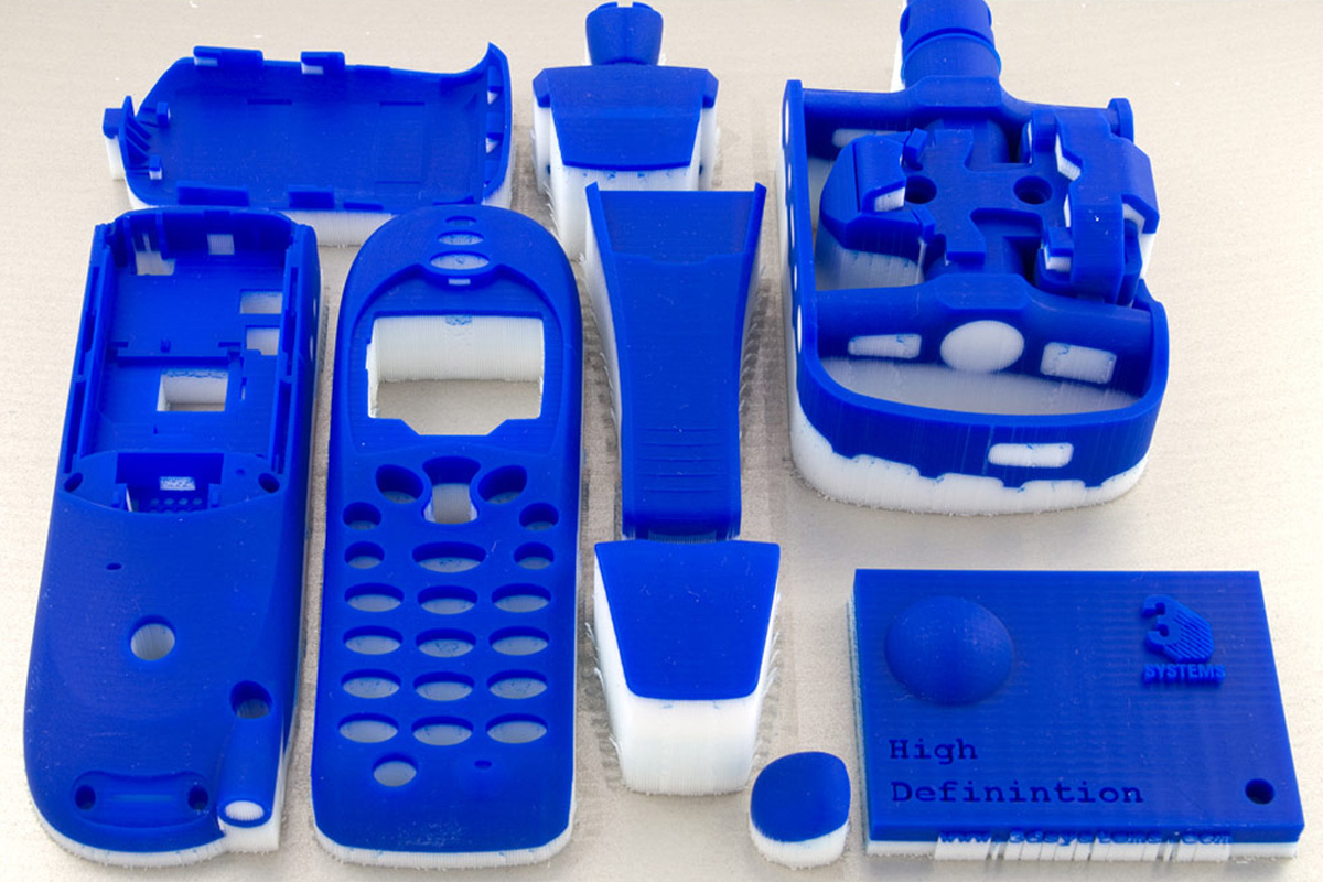 Prototipo telefono cellulare realizzato con la stampante 3D Systems ProJet 3510 CPX